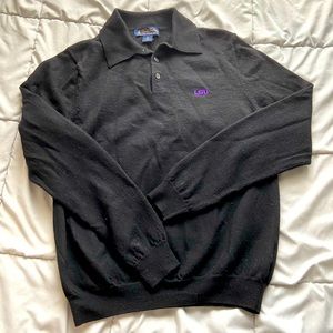 LSU Brooks Bros merino wool sweater